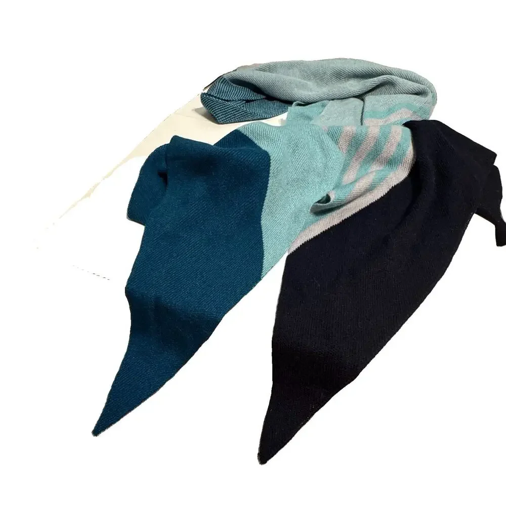 Smartwool Snowline Point Stripe Scarf deep marlin Blue Long Merino Wool Blend